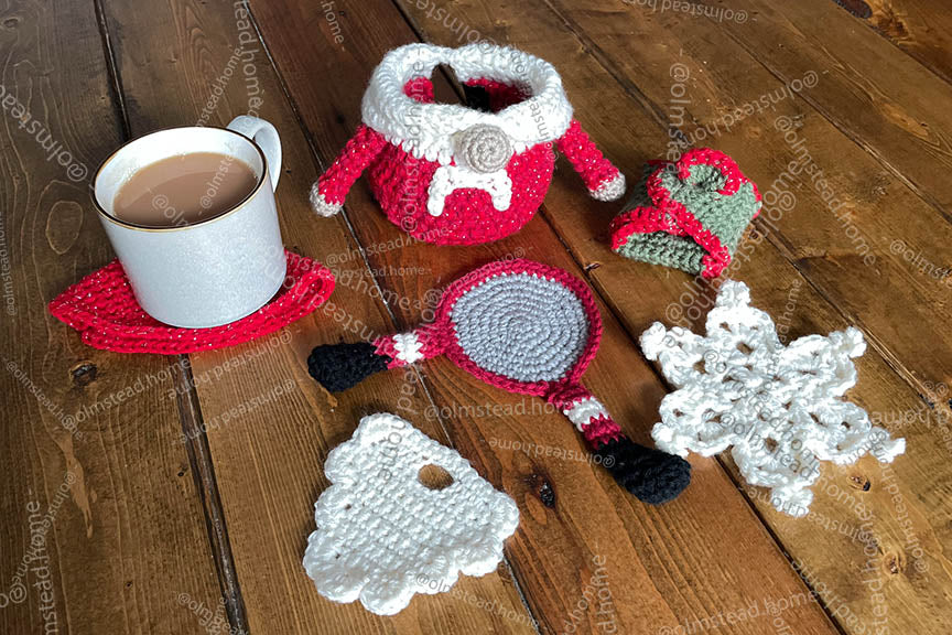 Gergnomie Crochet Coaster Set