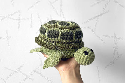 Shellsea Crochet Turtle Coaster Set