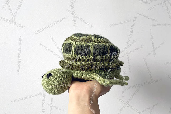 Shellsea Crochet Turtle Coaster Set